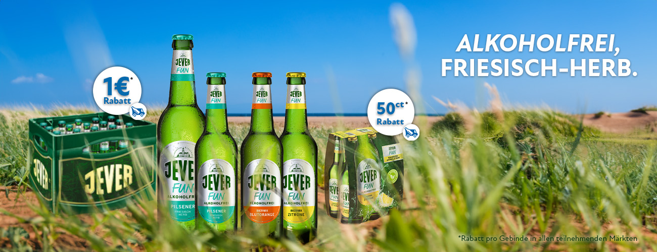 Jever FUN Rabattaktion 1 Euro - KW 18 und 19 in 2026